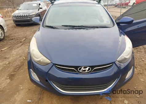 2013 Hyundai Elantra Gls/Limited from USA, damaged, VIN KMHDH4AEXDU513004